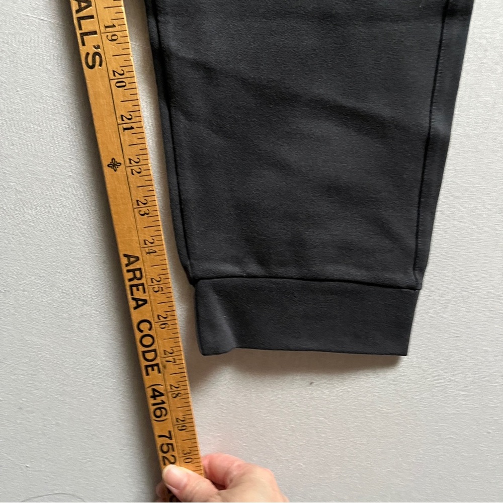 Adidas Black Athletic Joggers with White Logo Sz L - Picture 9 of 11